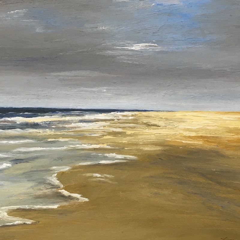 Kathrin Böhrnsen Strand Aquarelle